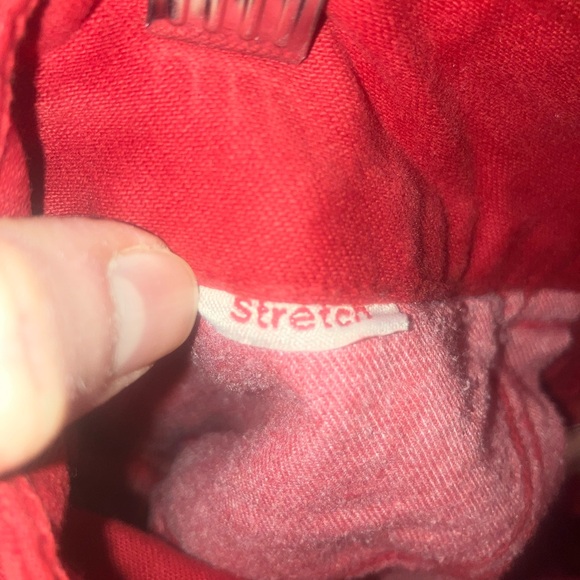 Guess Red Denim Low Rise Stretch Capris With Real Pockets size 28 - Picture 11 of 16